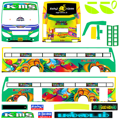 Komban Bus Skin Download - KMS RAVANAN BY KGC GARAGE